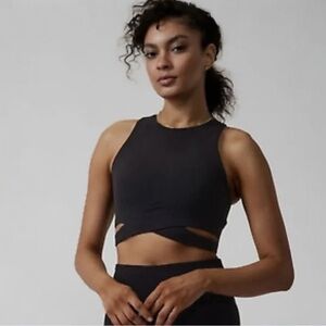 Athleta Black Crop Top